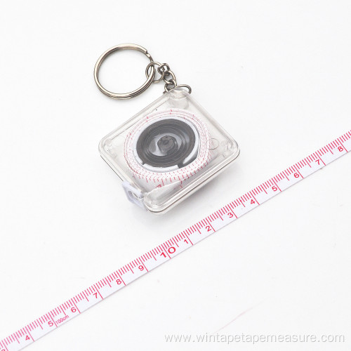 1M Personalized Transparent Coverd Square Tape Measure